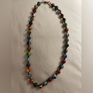 Italian glass beaded necklace - purchased in 🇮🇹